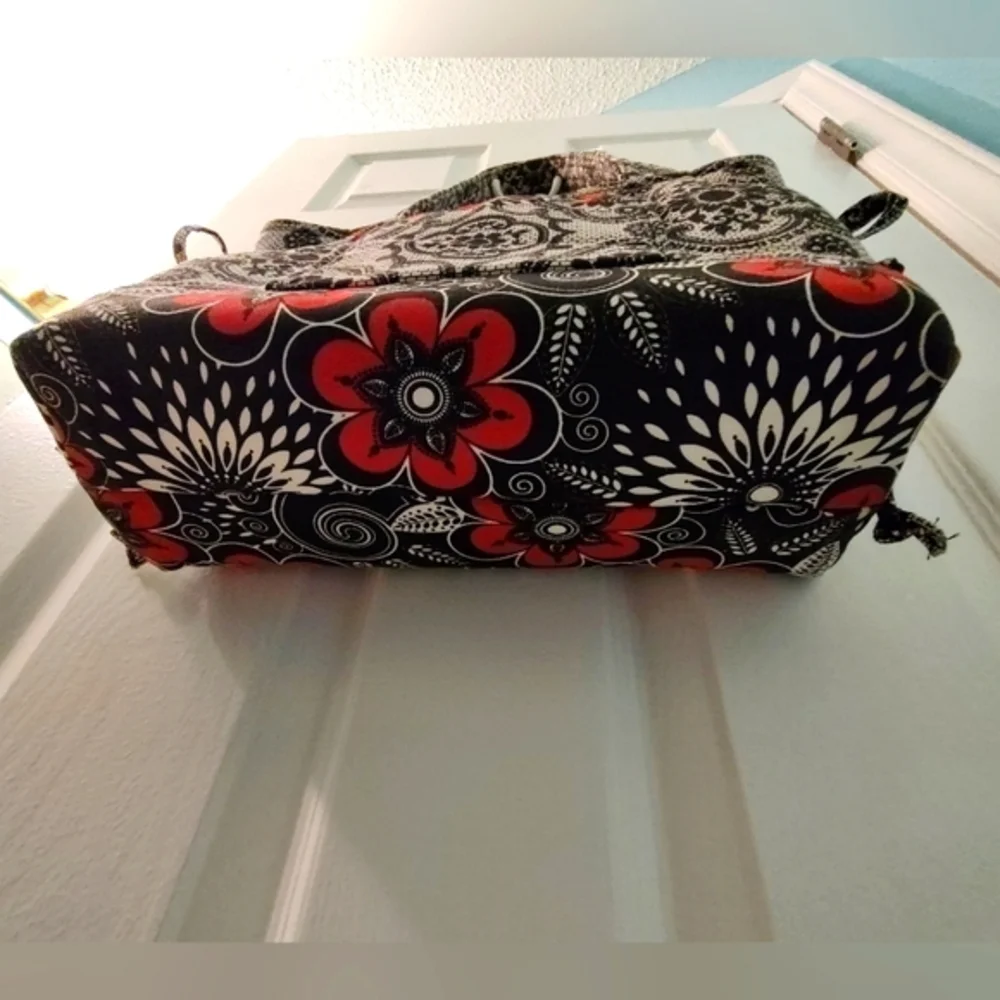 Handmade Black and White Carry-All Bag
